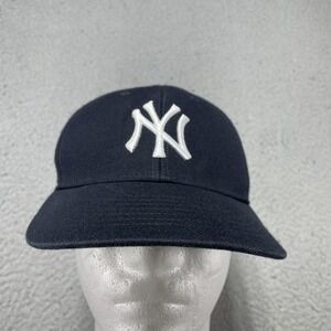 New York Yankees Hat Cap Strap Back Mens One Size Blue MLB Baseball '47 Brand